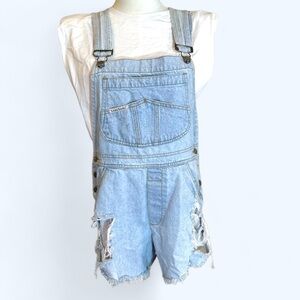 Furst of a kind reworked distressed size medium London‎ London jean overalls